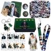 BTS Чонгук SEVEN Золотой подарочный набор Набор карточек Lomo со стикерами и брелком