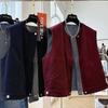 Vest for Women Cotton Autumn Winter Sleeveless Tops Vest Oversize Thickened Vest