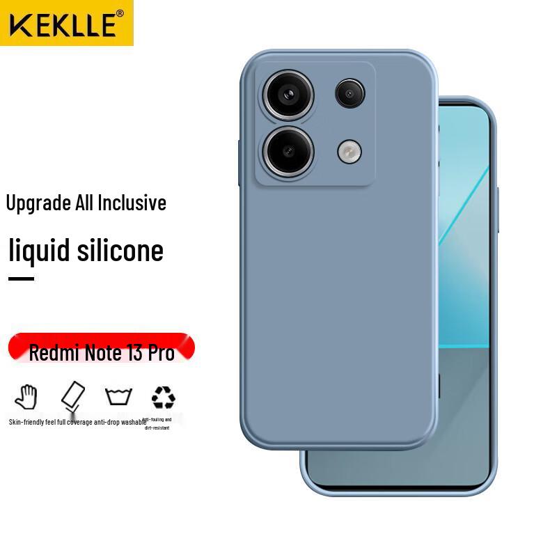 KEKLLE Противоударный чехол для телефона Redmi из жидкого силикона
