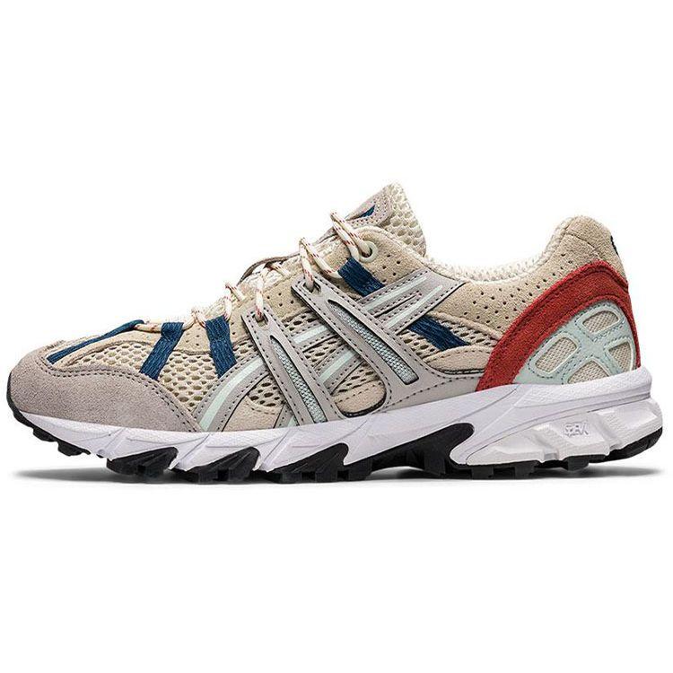 Asics Gel-Sonoma 15-50 Удобная Ткань Кожа Низкие Повседневные Кроссовки для Бега Унисекс Кроссовки Хаки Серый 1202A275-021