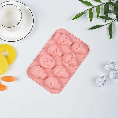 1 шт. Хэллоуин Череп Форма Череп Формы Помадки Украшения Шоколадные Конфеты Выпечка Инструменты Для Сделай Сам Выпечка для Сахарного Ремесла Ca