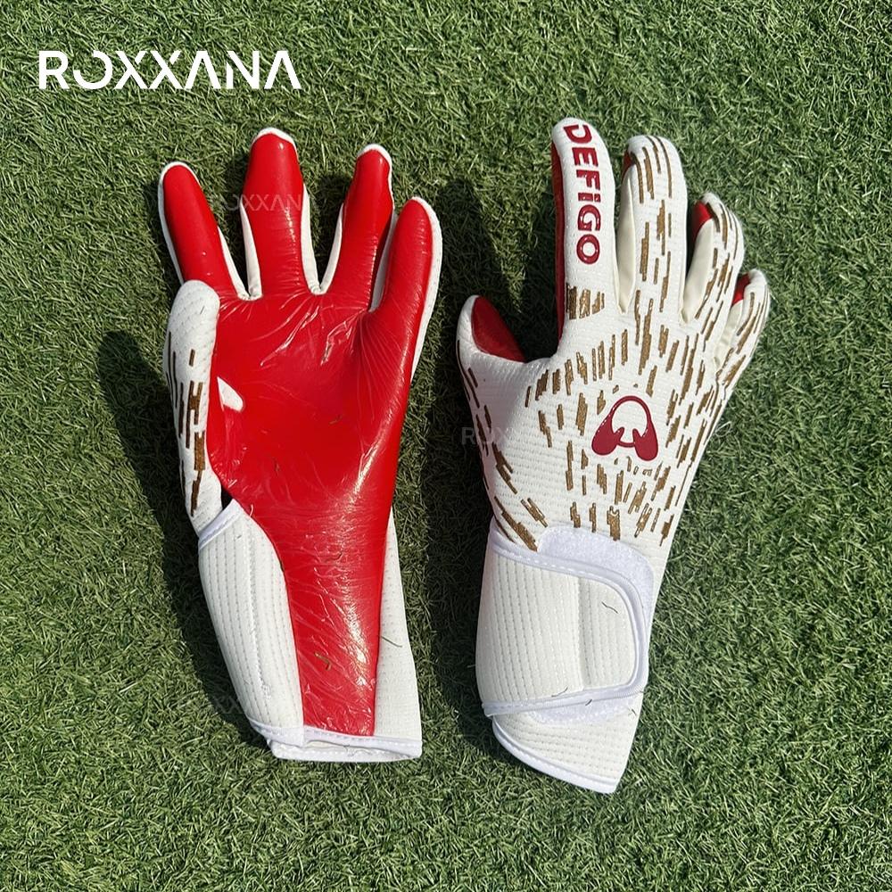 ROXXANA Противоскользящие футбольные перчатки, Высокопроизводительные, Латекс для сцепления, Прочные, Защитные, для тренировок вратарей, Обязательны к покупке.