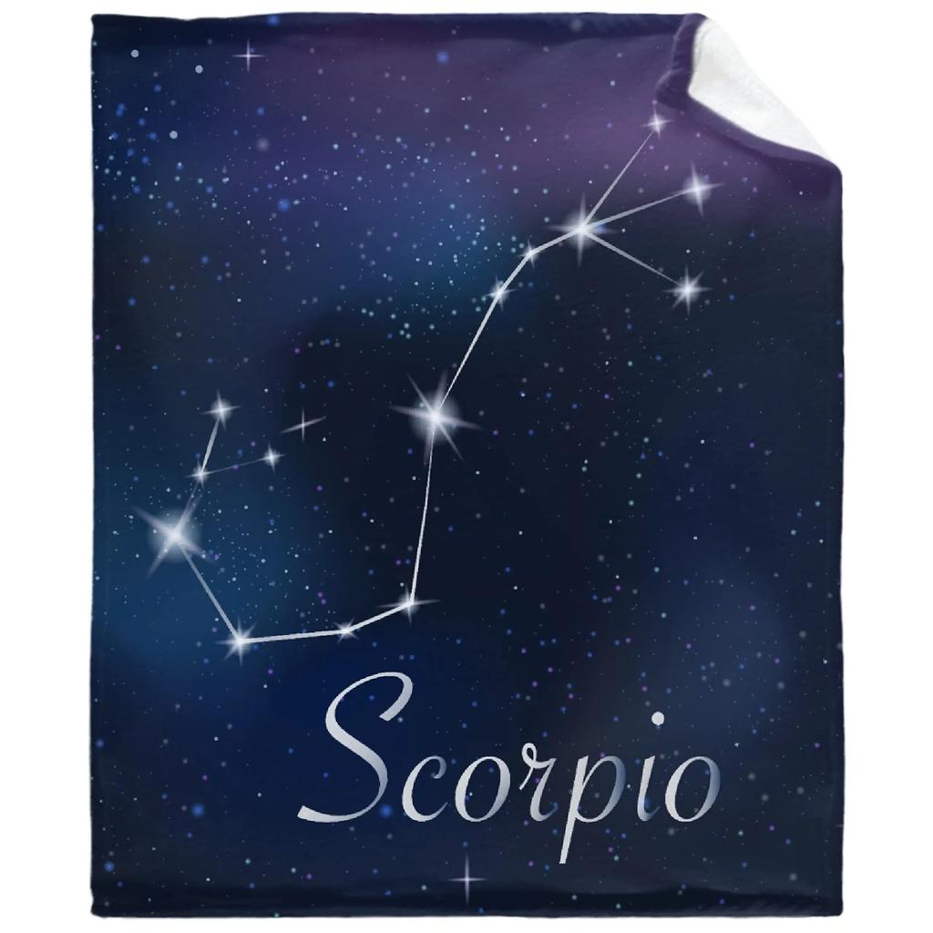 Constellation Blue Sky Throw Blanket Ultra Soft Lightweight Flannel Microfiber Constellation Lover Blanket Couch Bed Sofa Gifts