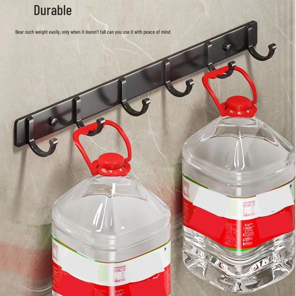 Клейкий крючок из космического алюминия для ванной и кухни - Самоклеящаяся вешалка для пальто и одежды