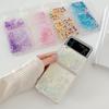 Luxury Glitter Love Quicksand Case For Samsung Z Flip 4 3 2 1 Bling Shockproof Soft for Samsung Galaxy Flip 3 4 Flip4 Cover Cute