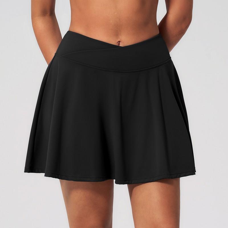 Womens Quick-Dry Sport Skirt Running Yoga Tennis Badminton Athletic Workout Lightweight Performance