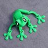 Подвижные суставы Лягушка Магнит на холодильник 3D-печатная Лягушка Игрушка-непоседа Шарнирная модель животного Фигурка Магнитный холодильник Лягушка Украшение Орнамент