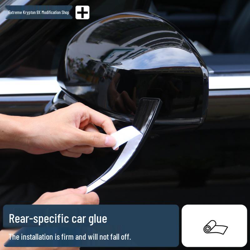 Zeekr 9X Rearview Mirror Protection: Anti-collision, Anti-scratch, and Rain Eyebrow.