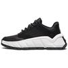 Tbl Turbo Synthetic Leather Slip Resistant Durable Low Top Sports Casual Shoes Women Sneaker Black White A5N1Z001