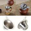 5 шт. ситечко для чая из нержавеющей стали, мелкая сетка, воронка для чайных листьев, фильтр для чая и кофе, кухонные аксессуары