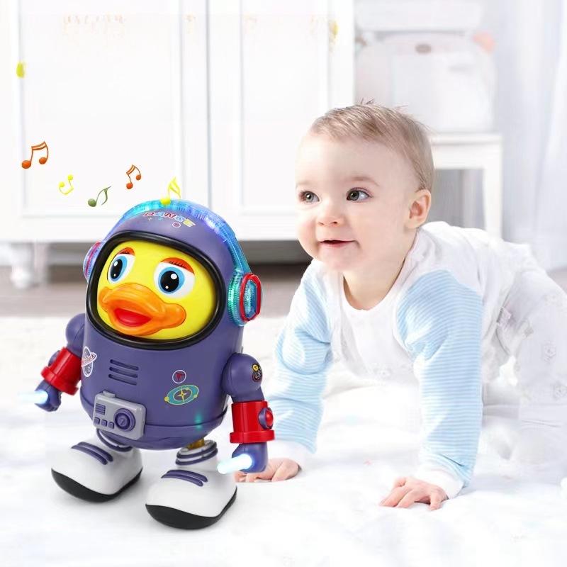Поющий и танцующий робот-игрушка - Электрические качели Космическая утка для детей