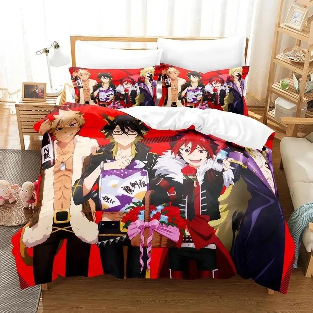 Anime Show By Rock Bedding Set Duvet Cover Bed Set Quilt Cover Pillowcase Comforter King Queen Size Boys Adult Bedding Set