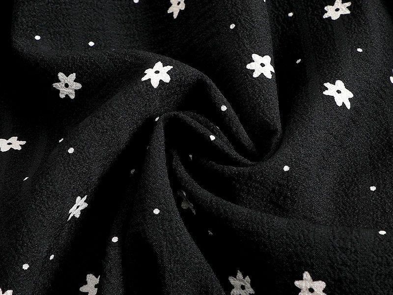 Платье миди с цветочным принтом и принтом в горошек большого размера - Женская летняя А-силуэтная юбка