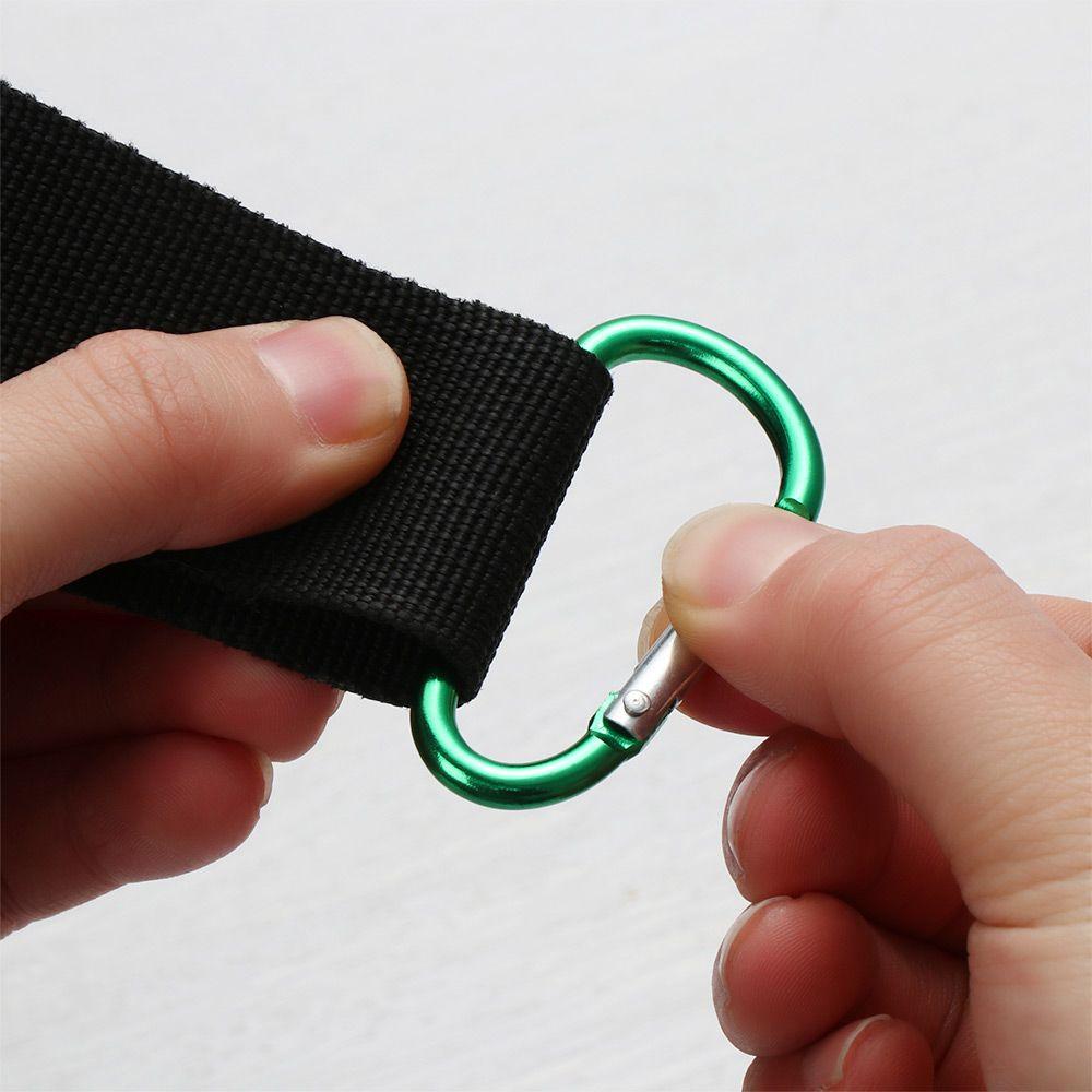 Safety Multicolor Aluminium Camping Hiking Hook Buckle Keychain Climbing Button Alloy Carabiner