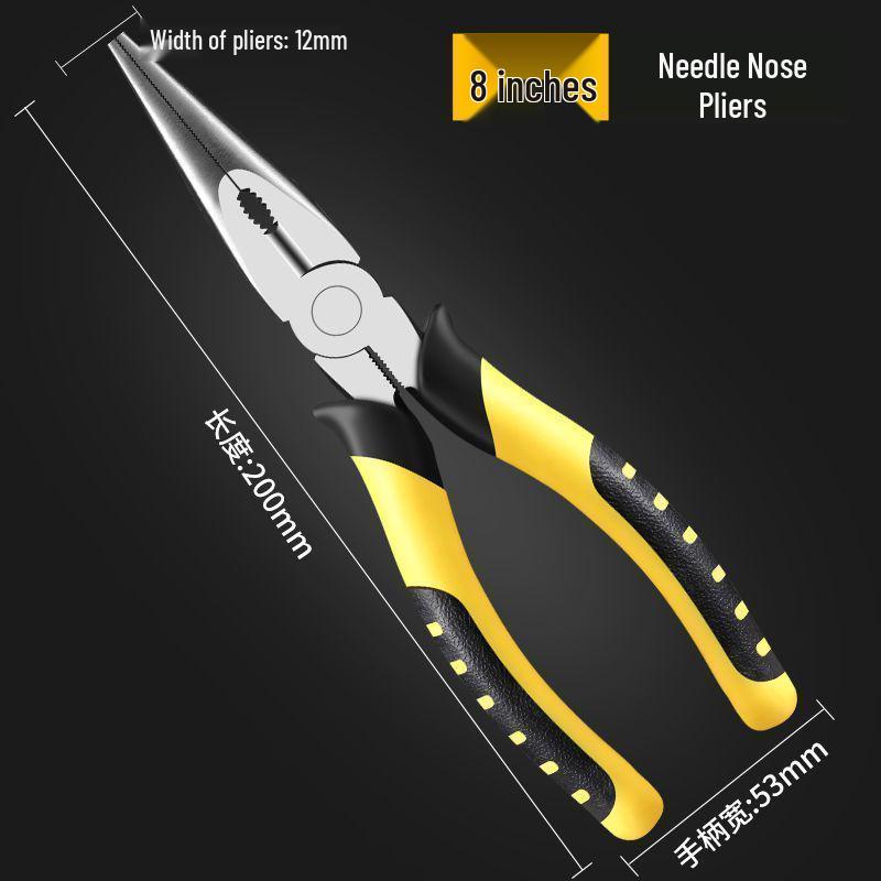 Industrial Grade Multi-Function Needle-Nose Pliers – Labor-Saving Hand Tool for Electricians