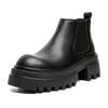 Men's Martin boots new winter short boots platform high-top leather shoes one-pedal British Chelsea boots 16896-J