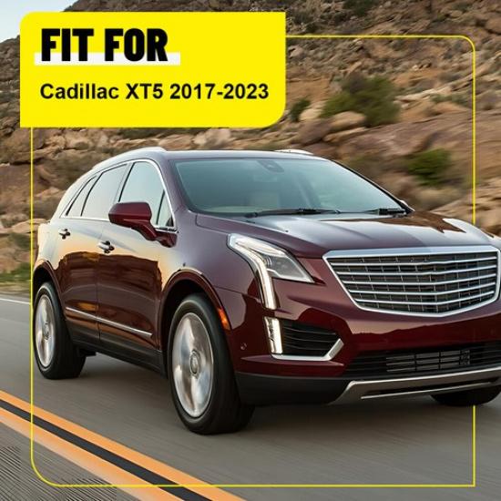 For Cadillac XT5 2017- Gloss Black Pillar Posts Set Door Trim Piano Cover 6X