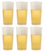 Toyo Sasaki Glass Tumbler Glass Thin Ice Yarai Cut Tumbler 370ml Set of 6 Made In Japan Dishwasher Safe Unbreakable Glass Cup Beer Glass Highball
