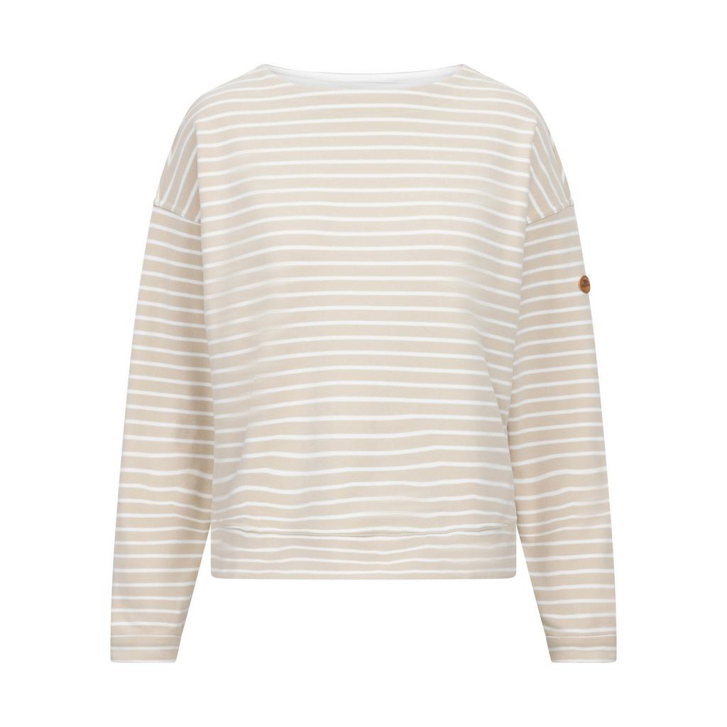 Womens/Ladies Soothing Striped Marl Top