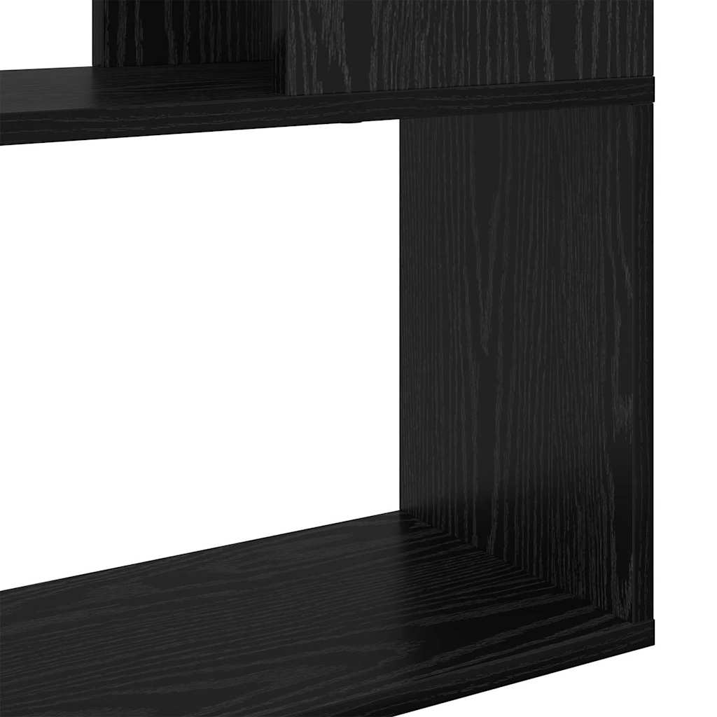 TV Cabinet Set Black 80 x 24 x 125 cm Engineered Wood