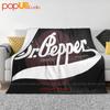 Торговая марка Dr Pepper Ультра-мягкое одеяло Стеганое одеяло Зимний чехол для дивана Постельное белье