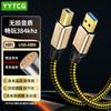 YYTCG 6N OCC Посеребленный USB A-to-B DAC Аудиокабель