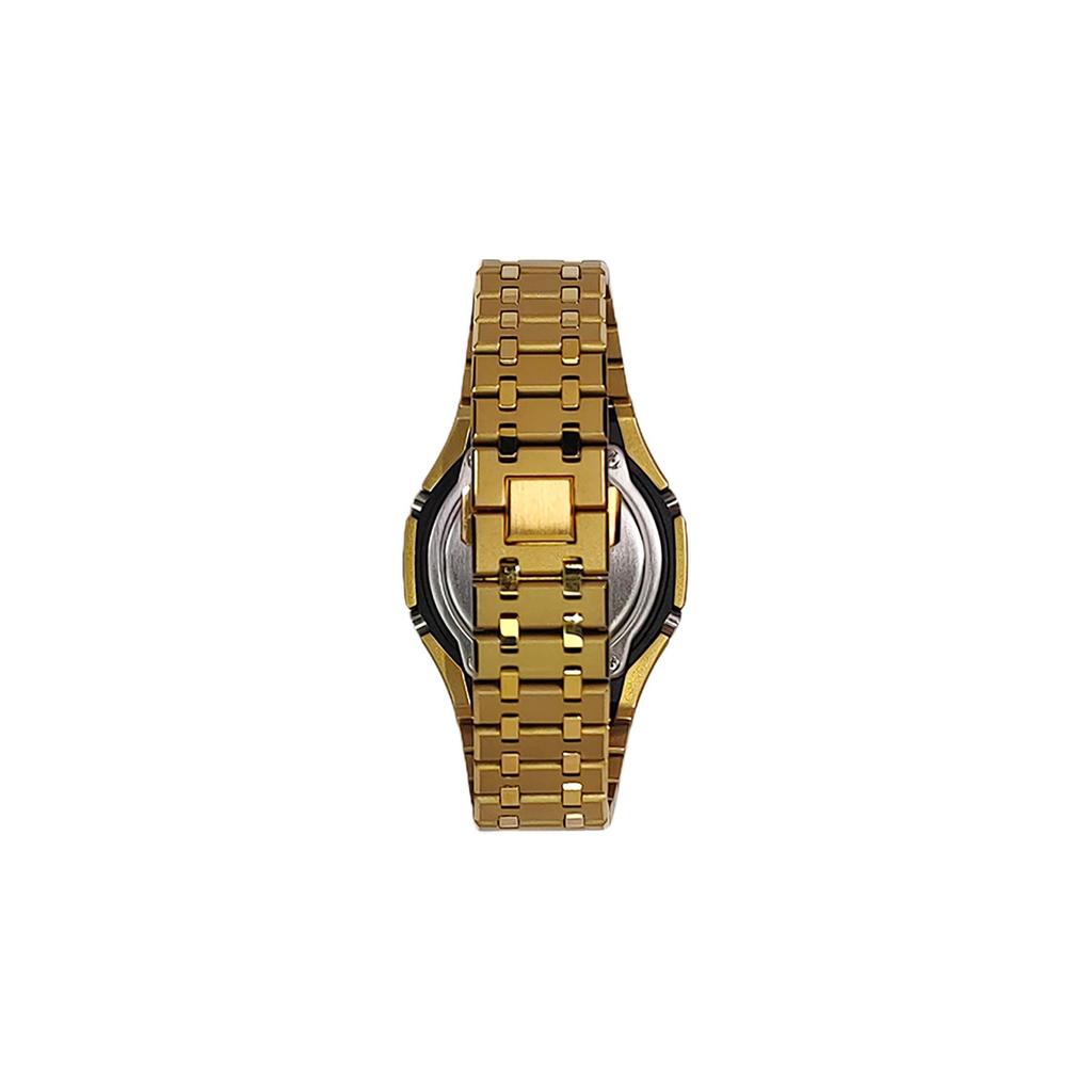 Casio Мужские часы с ЖК-дисплеем и аналоговым двойным дисплеем Серия Black GA-2100-1A1(Watch3--)