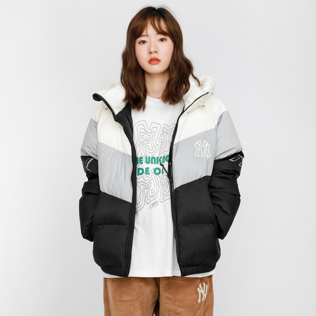 Новые пуховики MLB New York Yankees Унисекс Слоновая кость 3ADJS0316-50IVS