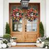 Eye-catching Thanksgiving Day Christmas Wreath Ornament For Home Decoration