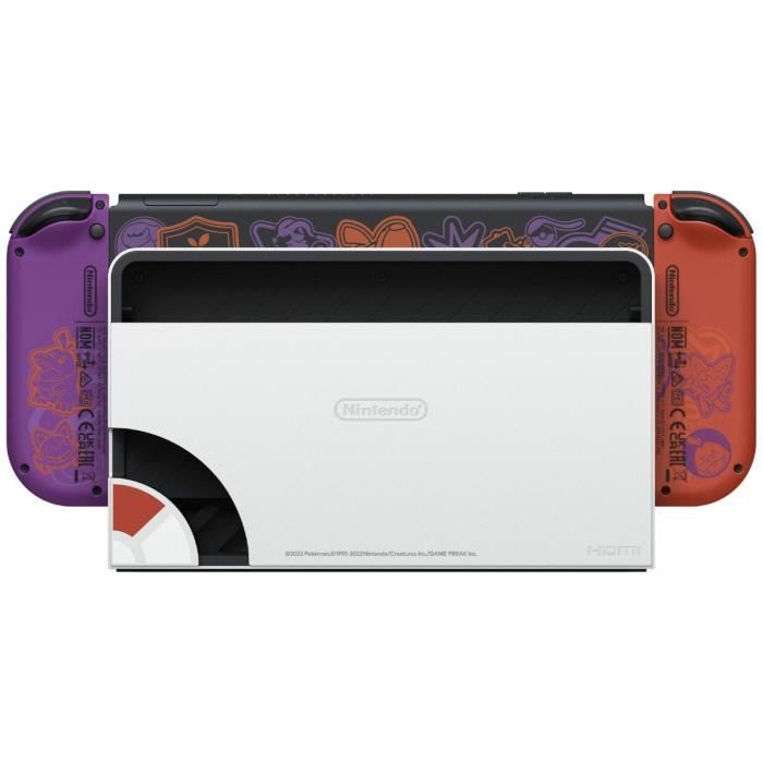 Console Nintendo Switch - Modèle OLED • Édition Limitée Pokémon Violet &amp; Écarlate