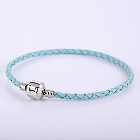 И Кожа Красный и Счастливый Круг Защита от Добра Модный Аксессуар Женский Мужской Браслет, Серебро, Бусины, Браслет, Зло, Удача, Амулет, Унисекс,