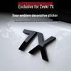 Zeekr 7X Металл Спорт Черный Воин Задний Эмблема Наклейка на Автомобиль