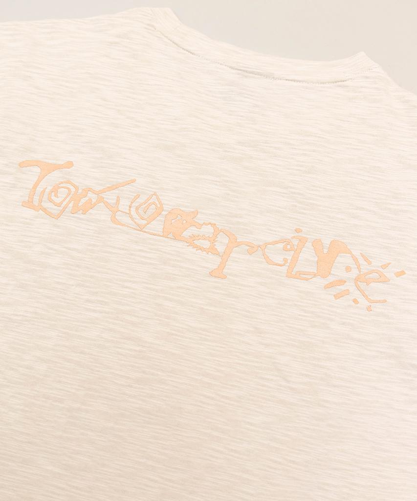 TOWTOW ARCHIVE Root Symbol T-Shirt Ecru
