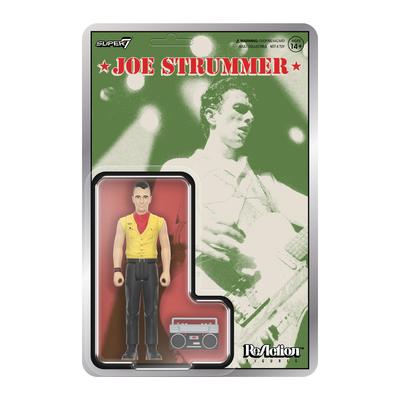 Фигурка Джо Страммера The Clash от Super7 The Clash с коллекцией классической музыки и ретро-игрушками - 3,75" Аксессуары,