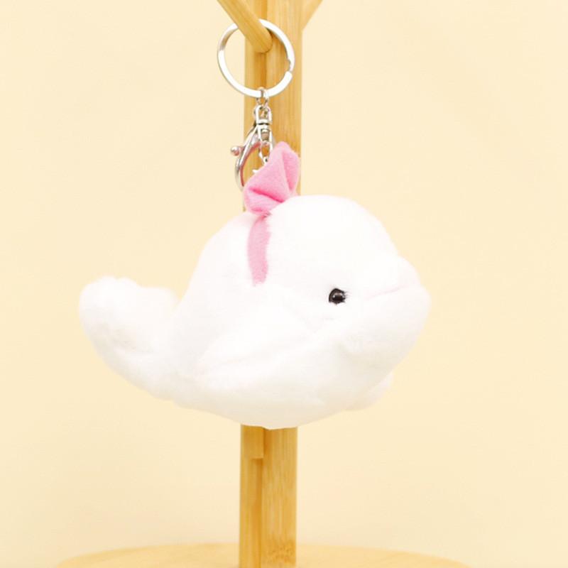 Очаровательный плюшевый брелок с морским животным 12 см Милый акула кит дельфин чучело