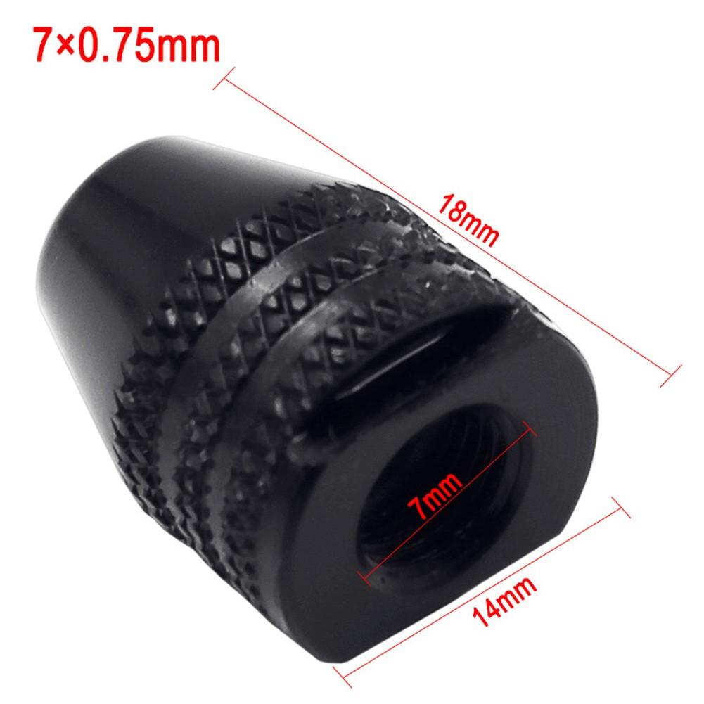 0.3-3.4mm Small Multi Three-Jaw Chuck M7 M8 0.75mm Drill Chuck 14MM Diameter Keyless Quick Change Electric Drill Replace Parts