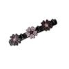 Sparkling Crystal Stone Side Clip Flower Pattern Braided Hair Clips New Double Bangs Hair Clips