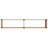 Raised Garden Bed Brown 250 x 50 x 54 cm