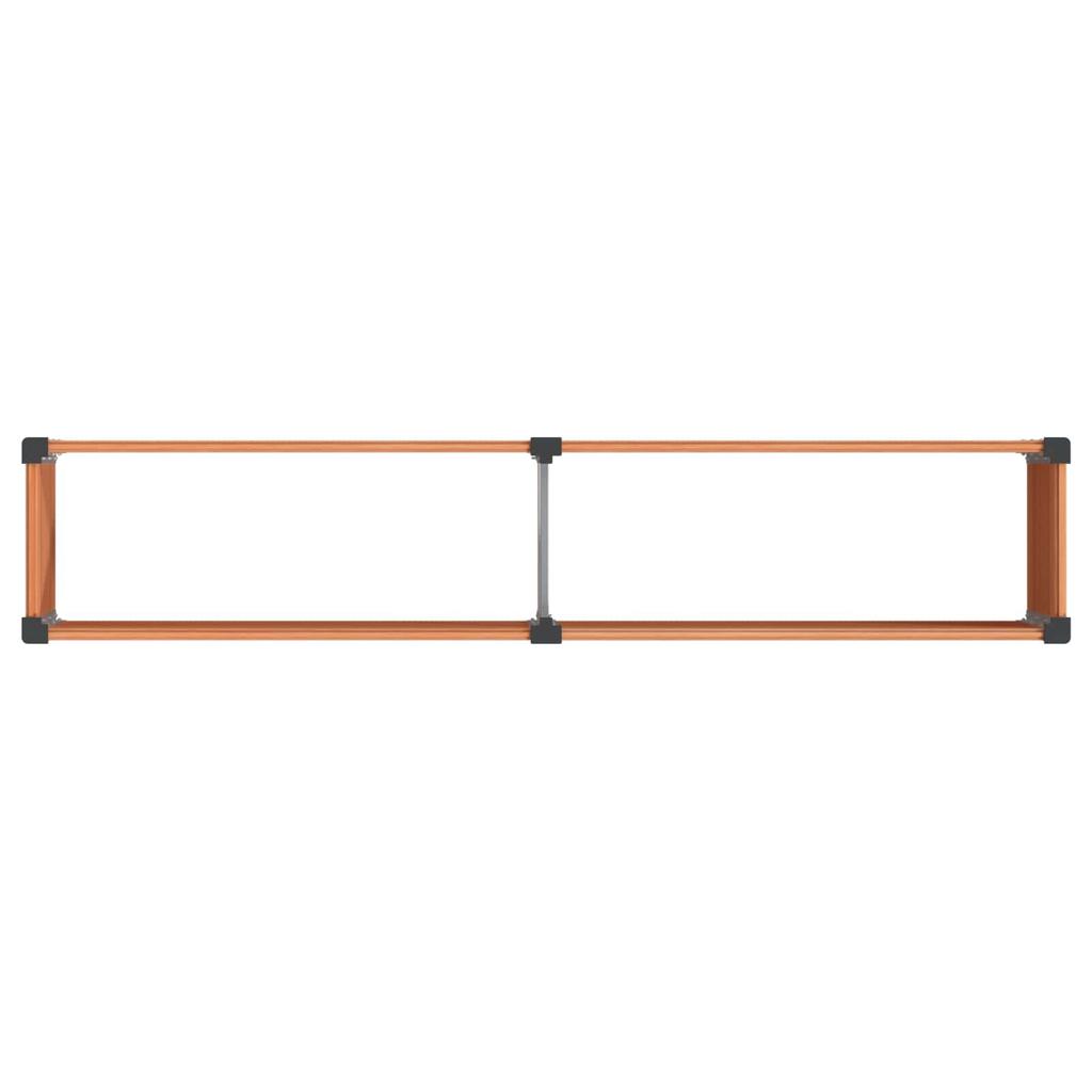 Raised Garden Bed Brown 250 x 50 x 54 cm