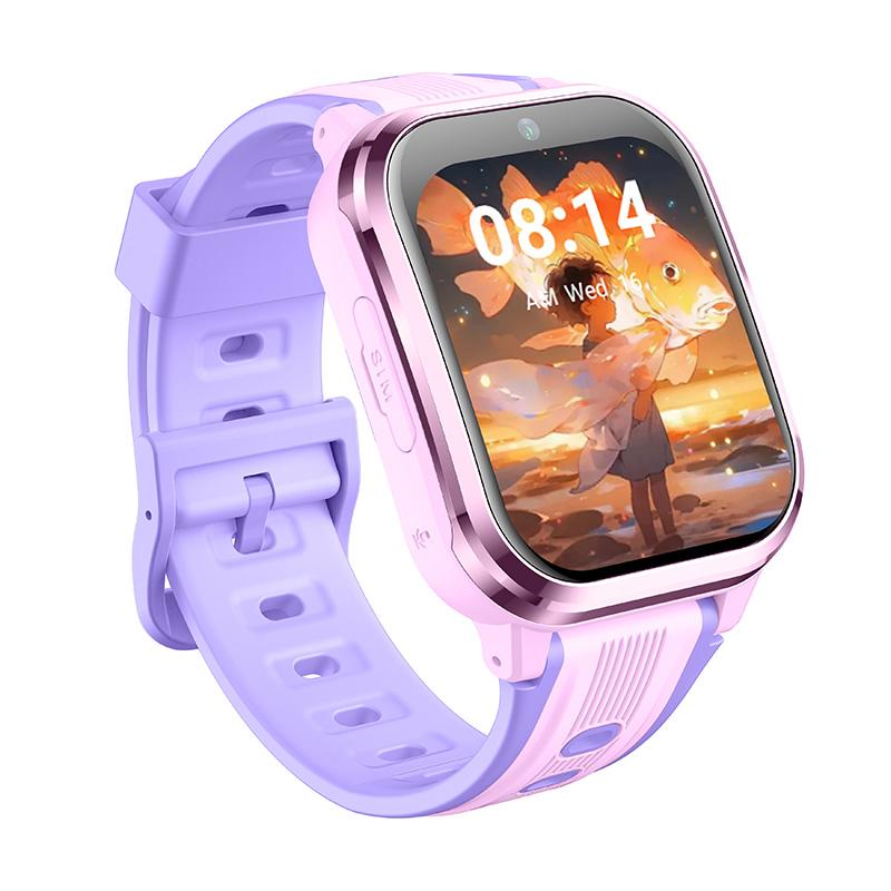 Original Factory Kids Smart Watch GPS Positioning No Disturb in Class Pink Purple Black Blue Colorful Design for Children SOS