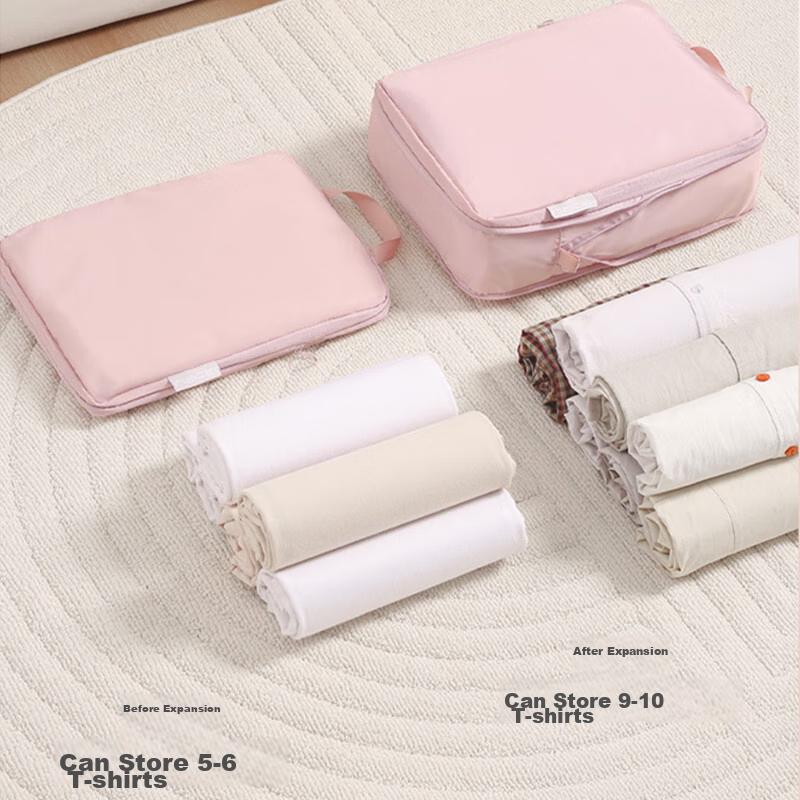 Banzheni Travel Toiletry Bag Storage Bag, down Jacket Compression Bag, Handheld Underwear And Clothes Organizer, Home Cotton Quilt Storage Bag
