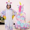 3pcs / Set Jumpsuit Shoes gloves,Unicorn Pajamas Animal Onesies Kigurumi Pajamas Set Adult Unisex Costume Sleepwear Kids Winter Suit