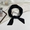 Long Silk Scarf New Fashion High Sense Small Scarf Versatile Long Bag Ribbon Decorative Headband Belt