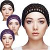 1pc, Mesh Crochet Hair Net Rayon Knitted Scarf Hat Thick Short Women Hair Net Scarf Cover Sleeping Ornament