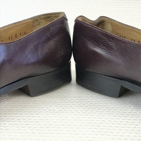 80s-90s Vintage Delmont American Way leather Goodyear welt monk strap 10.5D 28.0 brown(USED)