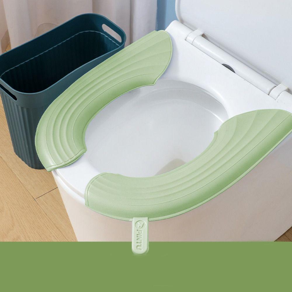 Многоразовая накладка на сиденье унитаза Удобная подушка на сиденье унитаза Новая подушка для сиденья унитаза