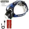 XHP180 2000 000LM Самый яркий светодиодный налобный фонарь с масштабируемой головкой, фонарик, лампа, USB-перезаряжаемый фонарик для кемпинга