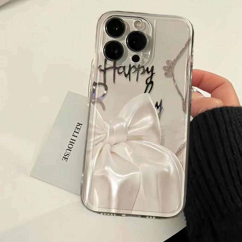 Чехол-бабочка для мобильного телефона Apple 15Promax iPhone13ro/12/11 мягкий чехол XR/XS прозрачный SE3 нишевый