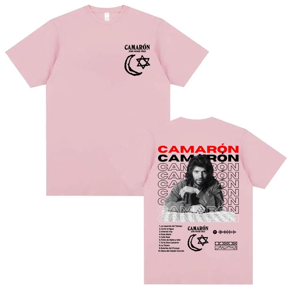 Rock Camaron De La Isla Album Graphic T Shirts Men Women Fashion Hip Hop Punk Street Tshirts Cotton Summer Short Sleeve T Shirt