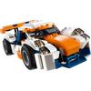LEGO Creator 3 in 1 Car Model, Sunset Racing Track Building Blocks 221 Pcs 31089